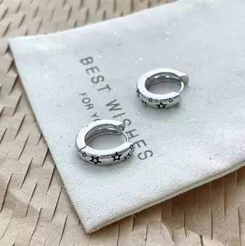 Серьги-гвоздики с пентаграммой из серебра 925 пробы, женские, легкие, роскошные, нишевые, премиум, ретро, старые, с пряжками, модные, универсальные серьги для девушек 925 silver needles