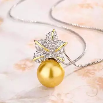 Серьги-гвоздики с жемчугом Nanyang, ожерелье, модные серебряные серьги-иглы, подвеска, высокий стиль, мода для женщин