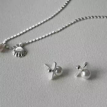 Серьги-гвоздики с жемчугом в стиле ретро, легкие, роскошные, изысканные, женские, темпераментные, с нишевым дизайном, уникальные, серебряные, игольчатые серьги, новые 925 silver needles