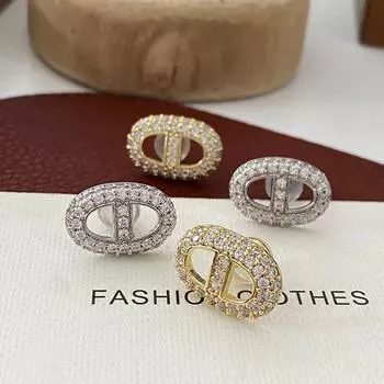 Серьги-гвоздики в форме свиного носа, изысканная атмосфера, высокие серьги с чувством моды, индивидуальный темперамент, холодные маленькие ароматные серьги