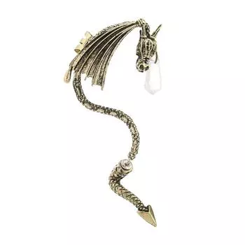 Серьги-гвоздики в стиле панк-стиля с подвесками, креативные модные индивидуальные трендовые серьги-гвоздики в стиле ретро с драконом