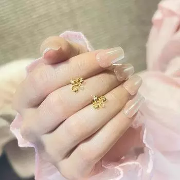 Серьги-гвоздики в виде цветка ириса, женские легкие роскошные серьги-цветы, темпераментные летние украшения для девушек с цирконием