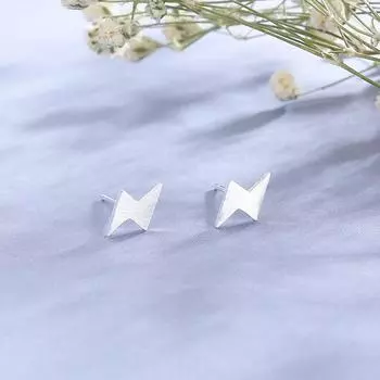 Серьги-гвоздики в виде молнии, женские милые мини-серьги с одинарной молнией, модные и простые корейские аксессуары для дизайна ниши