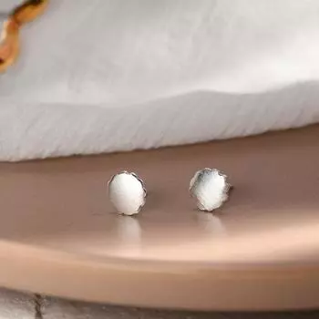 Серьги-гвоздики в виде подсолнуха, женские, минималистичные, нишевые, матовые, металлические серьги, маленькие серьги