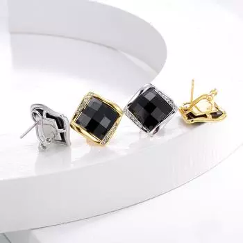 серьги-гвоздики женские s925 модные модные серьги простые и универсальные серьги женские нишевые темпераментные ювелирные аксессуары мода