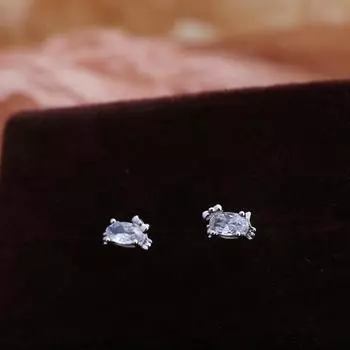 Серьги Hello KT Cat из циркония, милые маленькие женские серьги, новые модные универсальные серьги