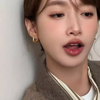 Серьги-иглочки из серебра 925 пробы, простые кольца, женские серьги-капли высокого класса, нишевый дизайн, простые и модные, с холодными пряжками 925 silver needles