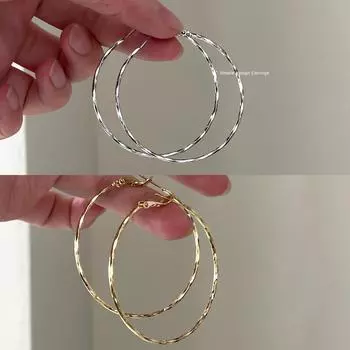 Серьги-иглы из серебра 925 пробы, простые круглые серьги-завитки, женские простые нишевые серьги высокого класса, модные универсальные серьги для холодного ветра 925 silver needle