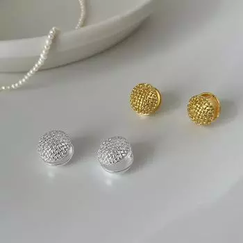 Серьги-иглы из серебра 925 пробы, женские, легкие, роскошные, нишевый дизайн, плетеная сетка, пряжка для ушей, изысканные, высококачественные, новые серьги 925 silver needle