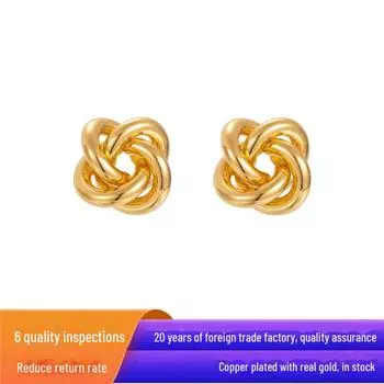 «Серьги-иглы из серебра 925 пробы, позолоченные 18 карат»