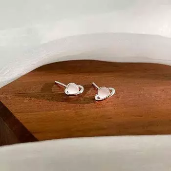 Серьги Ins Children s Fun Planet для женщин, оригинальные, милые и универсальные, супер-вспышка света, роскошные высококачественные серьги