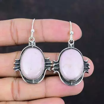 Серьги из фосфосидеритового серебра 925 пробы, серьги ручной работы, ювелирные изделия из драгоценных камней с фосфосидеритом, свадебные подарки, серьги новейшего дизайна