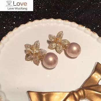 Серьги из искусственного жемчуга золотого цвета, трендовые винтажные серьги-подвески из сплава для женщин, подарок на вечеринку, модные ювелирные изделия Brincos