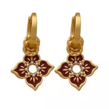 Серьги из настоящего золота с медным покрытием, нишевый дизайн, индивидуальные матовые украшения для ушей T2226 золотой