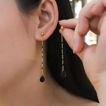 Серьги из натурального камня в стиле ретро, длинные серьги с кисточками, темпераментные универсальные серьги для женщин