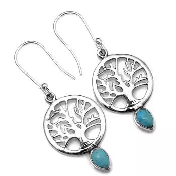 Серьги из натурального радужного лунного камня, сплошное серебро 925 пробы, серьги ручной работы, ювелирные изделия в подарок для женщин и девушек E-1330 белый