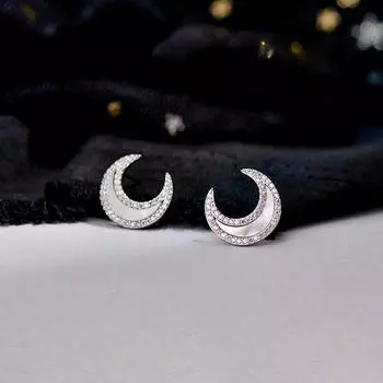 Серьги из натурального рябчика Silver Moon Gentle Temperament, высококачественные супер-сказочные серьги в стиле ретро в стиле Гонконга