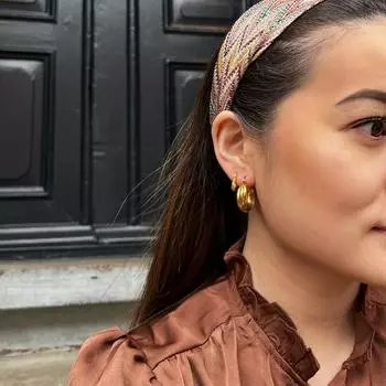 Серьги из нержавеющей стали 18 карат с тремя проволочными витыми многослойными нитями, нишевые высококачественные серьги из титановой стали, серьги женская мода