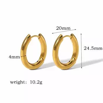 Серьги из нержавеющей стали, пряжки для ушей, бутик, полированная грубая спираль, титановая сталь, модная кисточка, легкая