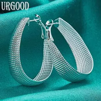 Серьги из стерлингового серебра 925 пробы, модные ювелирные изделия