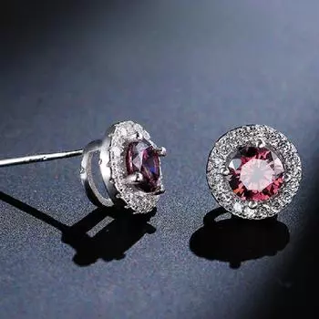 Серьги из стерлингового серебра 925 пробы, модные серьги с бриллиантами, ювелирные изделия, серебряные ювелирные изделия 925