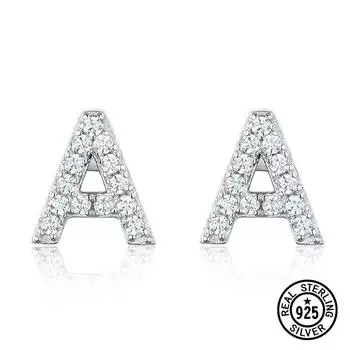 Серьги из стерлингового серебра 925 пробы, модные эффектные серьги с прозрачным цирконием для женщин, корейские аксессуары, ювелирные изделия