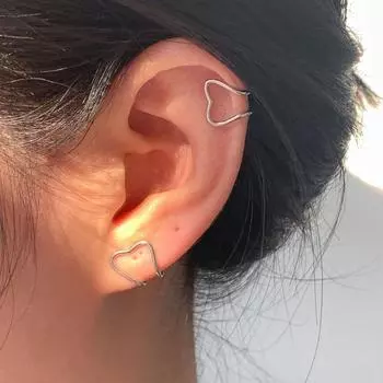 Серьги из стерлингового серебра S925 Большая распродажа Коллекция Благотворительность Выбор украшений Женские серьги-гвоздики Серьги Серьги Легче всего сочетать Мода 925 sterling silver silver [single]]