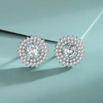 Серьги из стерлингового серебра S925, темпераментная личность с бриллиантами, женские модели, корейская мода, противоаллергические, оптовая продажа