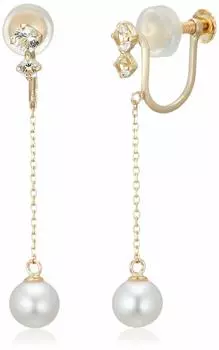 Серьги из желтого золота K10 [Yondo Sea] 4 11184-615-3001-00-00 Женские