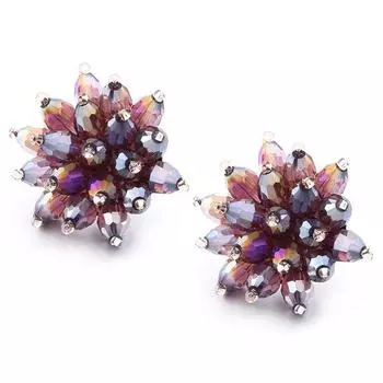 Серьги JMXD-Crystal Bead, летние серьги, женские преувеличенные ювелирные серьги белый