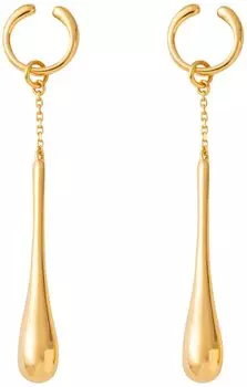 Серьги Jouete Drop БЕСПЛАТНО Желтое золото (Jouete) 045761-045762 золотой