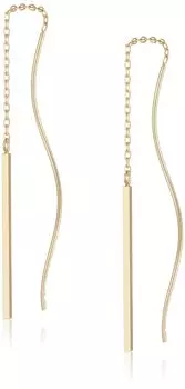 Серьги K10 желтое золото Basic AJVA2358 YG [Официальный] [Vendome Aoyama]