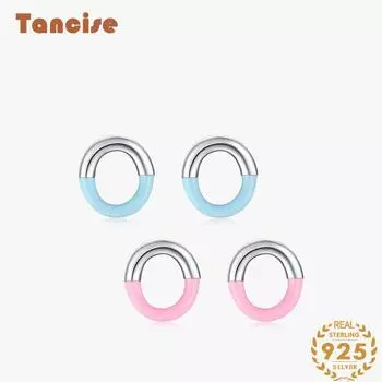 Серьги-капельки из стерлингового серебра 925 пробы Tancision для женщин, подарки на свадьбу синий