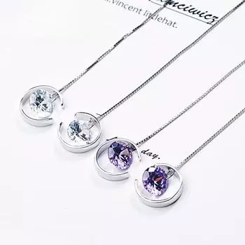 Серьги-капельки из стерлингового серебра S925 пробы, элегантные и щедрые, гипоаллергенные серебряные украшения 925