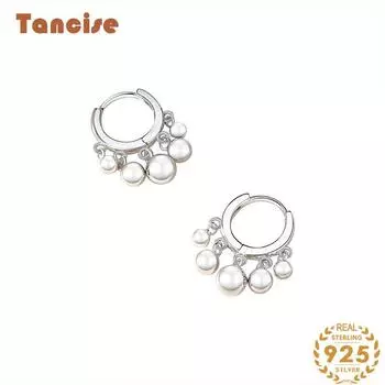 Серьги-капельки из стерлингового серебра 925 пробы Tancision для женщин, подарки на свадьбу серебряный