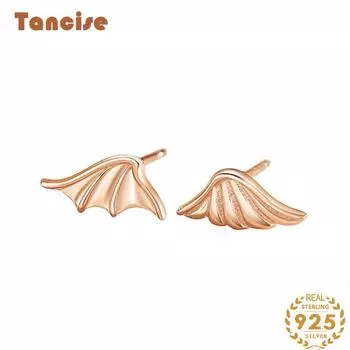 Серьги-капельки из стерлингового серебра 925 пробы Tancision для женщин, подарки на свадьбу розового золота