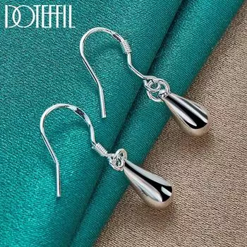 Серьги-капельки Серебряная бижутерия 3.00*0.60cm