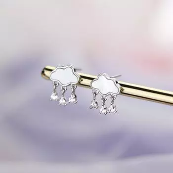 Серьги-капли из чистого серебра S999, женские серьги-кисточки с рябчиками, высококачественные серьги