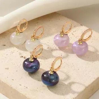 Серьги-капли из искусственного жемчуга для женщин 2025 г. Новые модные серьги, аксессуары для свадебной вечеринки белый