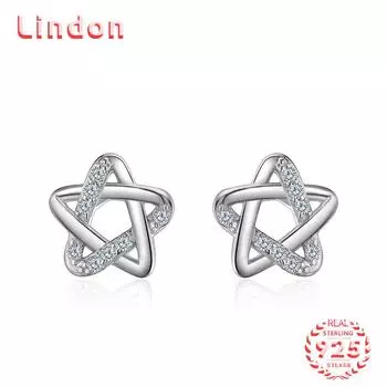 Серьги-капли из стерлингового серебра 925 пробы Lindon, серьги-капли для женщин, подарки на свадьбу серебряный