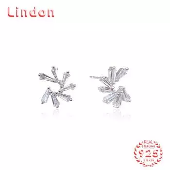 Серьги-капли из стерлингового серебра 925 пробы Lindon, серьги-капли для женщин, подарки на свадьбу серебряный