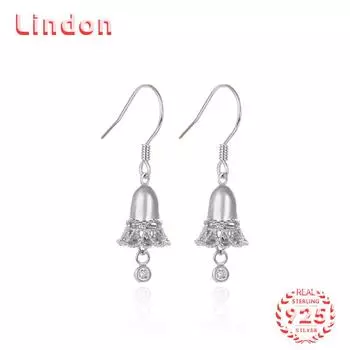 Серьги-капли из стерлингового серебра 925 пробы Lindon, серьги-капли для женщин, подарки на свадьбу серебряный