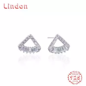 Серьги-капли из стерлингового серебра 925 пробы Lindon, серьги-капли для женщин, подарки на свадьбу серебряный