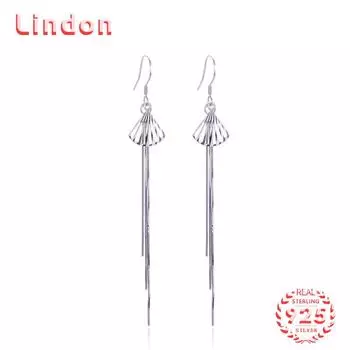 Серьги-капли из стерлингового серебра 925 пробы Lindon, серьги-капли для женщин, подарки на свадьбу серебряный