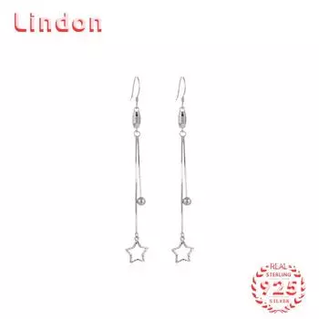 Серьги-капли из стерлингового серебра 925 пробы Lindon, серьги-капли для женщин, подарки на свадьбу серебряный