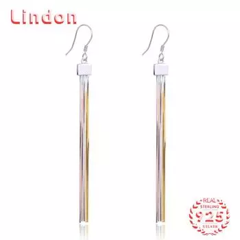 Серьги-капли из стерлингового серебра 925 пробы Lindon, серьги-капли для женщин, подарки на свадьбу