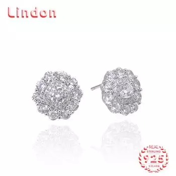 Серьги-капли из стерлингового серебра 925 пробы Lindon, серьги-капли для женщин, подарки на свадьбу серебряный