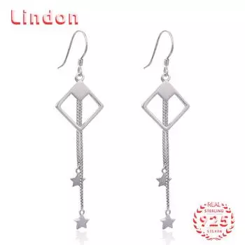 Серьги-капли из стерлингового серебра 925 пробы Lindon, серьги-капли для женщин, подарки на свадьбу