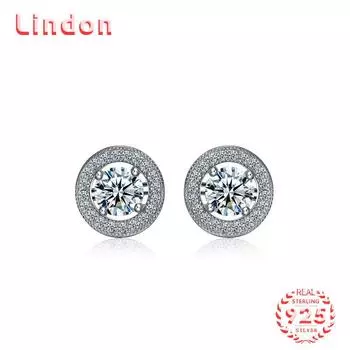 Серьги-капли из стерлингового серебра 925 пробы Lindon, серьги-капли для женщин, подарки на свадьбу серебряный