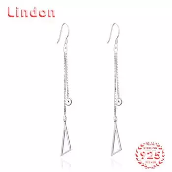 Серьги-капли из стерлингового серебра 925 пробы Lindon, серьги-капли для женщин, подарки на свадьбу серебряный